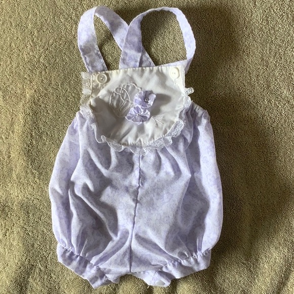 Vintage Baby Two Piece Romper Set - Picture 5 of 8